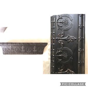 Black Shelf Hollow Design wall decor Farmhouse